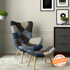 Accent chair best sale and ottoman