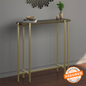Console Table In Mumbai Design Cornille Solid Wood Console Table in Walnut Finish