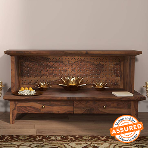 Prayer Units Design Devoto Solid Wood Free Standing Prayer Unit Without Door