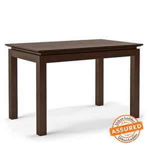 Dining Tables Design Diner 4 Seater Dining Table in Dark Walnut Finish
