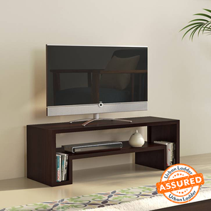Value Buys In Tv Units Design Euler Solid Wood Free Standing TV Unit in Mahogany Finish