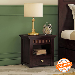 Fidora bed side and end table   color mahogany lp