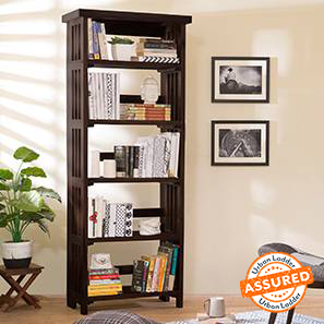 Furniture Stores In Patna Design Rhodes Solid Wood Bookshelf in Mahogany Finish