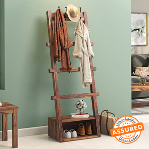 Entryway Coat Racks Design Alfred Coat Rack (Teak Finish)