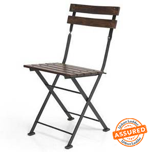 Chair In Hassan Design Masai Solid Wood Outdoor Chair in Dark Teak Colour - Set of 1