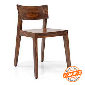 Without Upholstery Dining Chairs Design Gordon Solid Wood Dining Chair set of 1 in Teak Finish