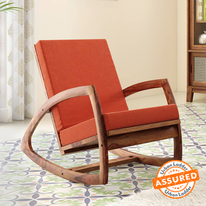 Rocking Chairs Living Design Dylan Lounge Chair in Amber Fabric