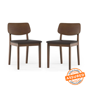 Dining Chairs Design Lawson Solid Wood Dining Chair set of 2 in Walnut Finish
