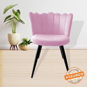 Clearance Sale Fhs Design Finger Luxurious Metal Dining Chair set of in Light Pink Finish
