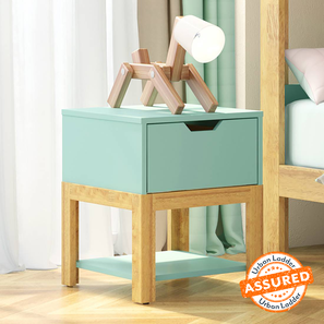 Kids Bedside Tables Design Calla Solid Wood Bedside Table in Painted Finish