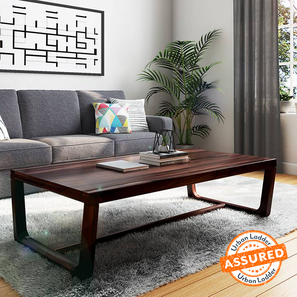 Coffee Table In Vadodara Design Botwin Rectangular Solid Wood Coffee Table in Mahogany Finish