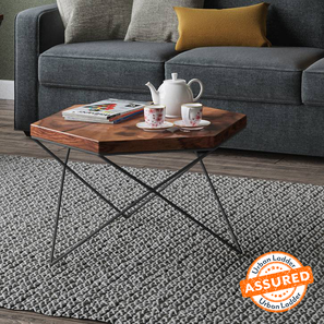 Coffee Tables Value Buys Design Dyson Abstract Metal Coffee Table in Teak Finish