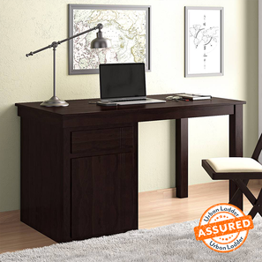 Desk Design Bradbury Solid Wood Study Table in Mango Mahogany Finish