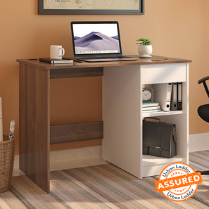 Study Table Design Taylor Engineered Wood Study Table in Classic Walnut Finish