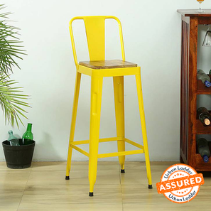 Bar Stools Design Cobi Metal Bar Stool in Yellow