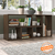 Hayden display shelf californian walnut lp