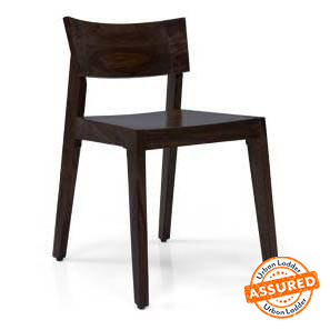 Without Upholstery Dining Chairs Design Gordon Solid Wood Dining Chair set of 1 in Mahogany Finish