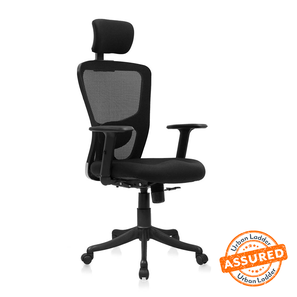 Rolling Chairs Design Galen Study Chair in Black Colour