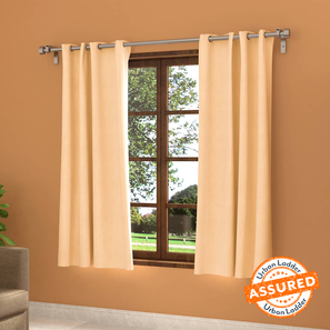 Window Curtains Design Dawn Beige Polyester Room Darkening Window Curtain