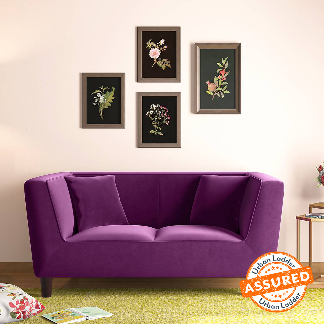 Up to 70 off on Loveseats at Color Crush Sale Urban Ladder