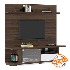 Tv Units Design Iwaki Engineered Wood Swivel TV Unit (Large Size, Floor Standing Unit, Columbian Walnut Finish)