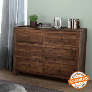 Chest Of Drawers Design Magellan Solid Wood Chest of 6 Drawers in Teak Finish