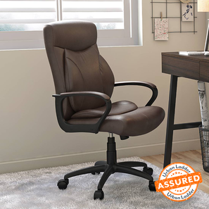 Rolling Chairs Design Jean Study Chair in Brown Colour