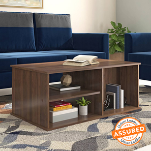 Coffee Tables And Carpets Design Liam Rectangular Engineered Wood Coffee Table in Classic Walnut Finish