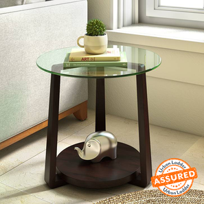 Side Tables End Tables Design Jones Solid Wood Side Table in Mahogany Finish