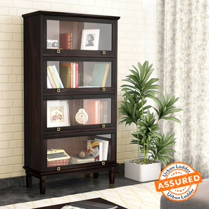 Malabar Range Design Malabar Solid Wood Bookshelf in Mango Mahogany Finish