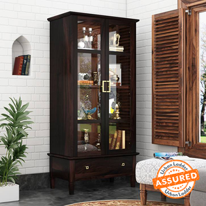 Office Furniture Design Malabar Bookshelf/Display Cabinet (55-book capacity) (Mango Mahogany Finish)