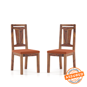 Dining Chairs Design Martha Solid Wood Dining Chair set of 2 in Teak Finish