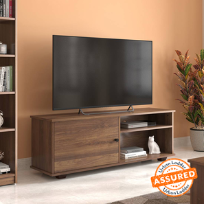 Tv Units Design Liam Engineered Wood Free Standing TV Unit in Classic Walnut Finish