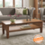 Malabar storage coffee table amber walnut lp