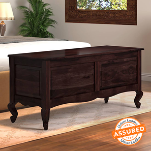 Bedroom Benches Design Nitara Solid Wood Blanket Box (Mahogany Finish)