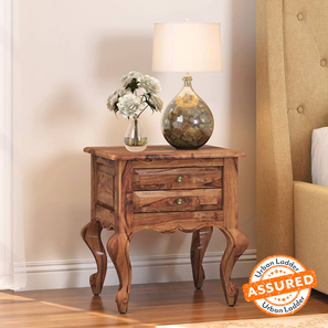 Nitara bedside table finish teak lp