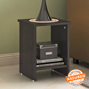 Engineered Wood Side And End Tables Design Nick Engineered Wood Side Table in Dark Wenge Finish