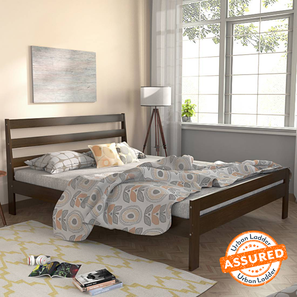 Solid wood bed shop online
