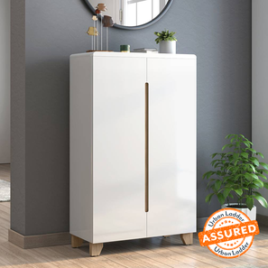 White colour shop shoe rack