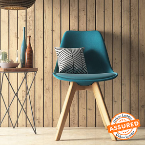 Accent Chairs Design Pashe Fabric Accent Chair in Teal Colour