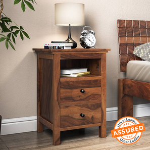 Tall lamp store table with drawer