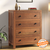Walter chest of four drawers finish amber walnut lp