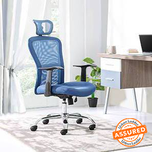 Ergonomic Study Chairs Design Venturi Study Chair in Aqua Colour