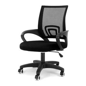 Study Chair In Pune Design Andros Fabric Net Study Chair in Black Colour