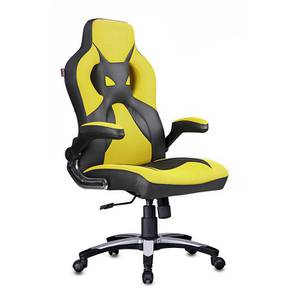 Gaming Chairs Design Stylish Swivel Study Chair in Yellow / Black Colour