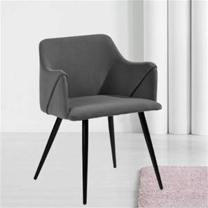 Iconic Chairs Design Hanner Fabric Accent Chair in Grey Colour