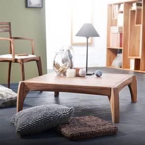 the home dekor T Rex Square Solid Wood Coffee Table in Brown Finish-picture-27
