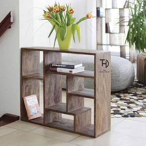 Storage Study In Vadodara Design Slumppy Solid Wood Bookshelf in Melamine Finish