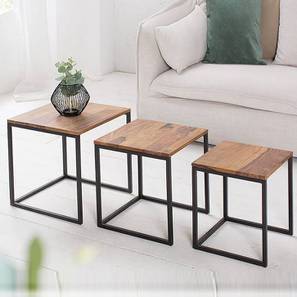 Pollo Metal Side Table in Melamine Finish-image-27