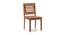 Julian 4 Seater Dining Table with Set of Capra Dining Chairs in Teak Finish (Teak Finish) by Urban Ladder - Design 1 Close View - 810654